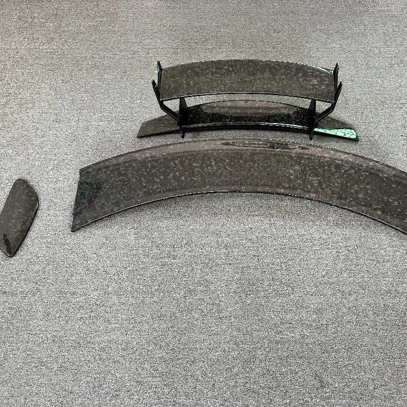 Body Kit Modification Parts for GT GTS Rear Spoiler BS Style Forged Dry Carbon Fiber Rear Spoiler Rear Wing